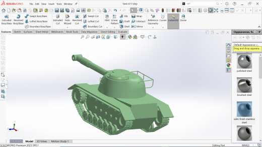坦克-67玩具3D打印缩略图